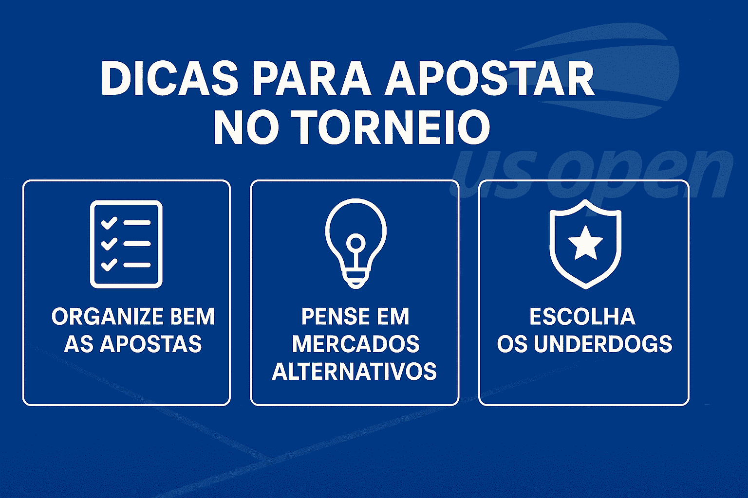 Apostas Vencedor do US Open 2025