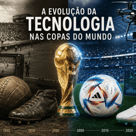 Do couro ao algoritmo: como a tecnologia reinventou a Copa do Mundo