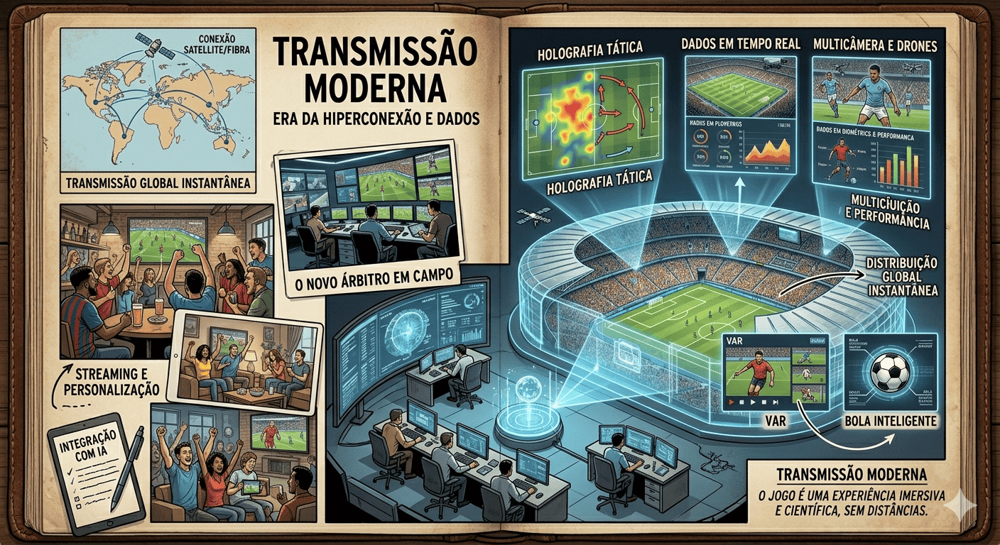 Imagem ilustrativa sobre as transmissões de copa do mundo