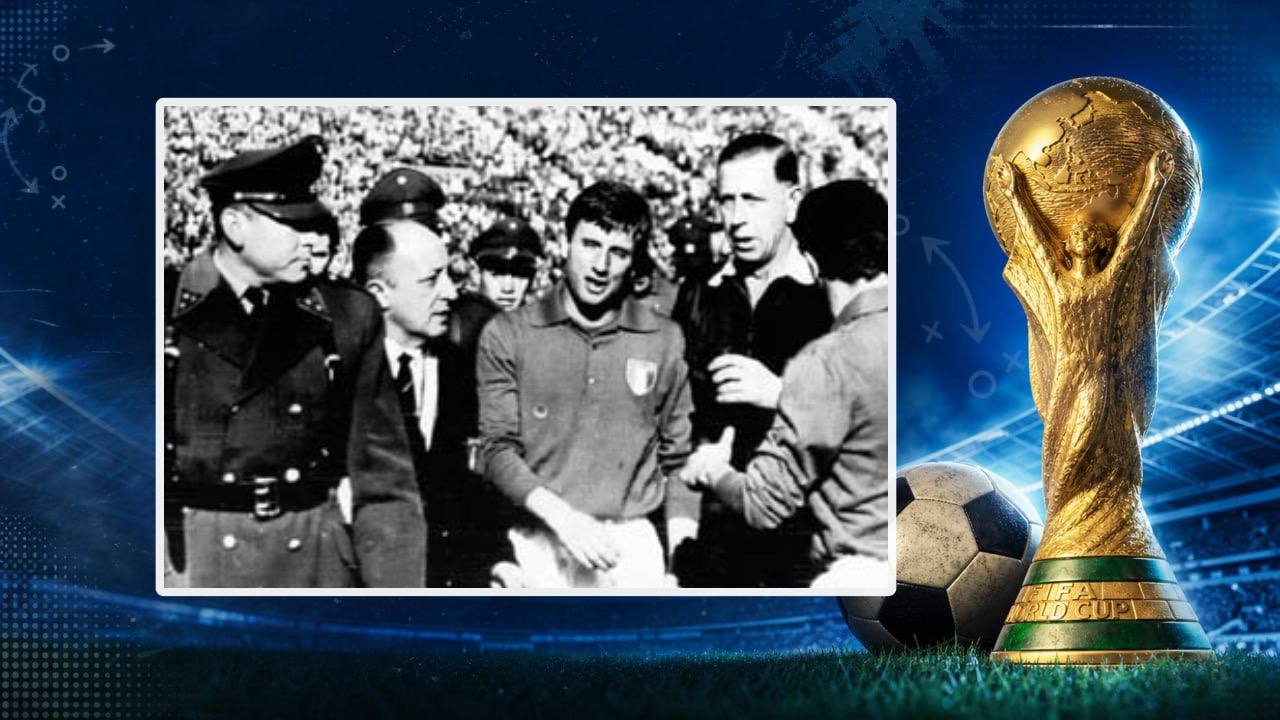 Jogador expulso na Copa de 1962