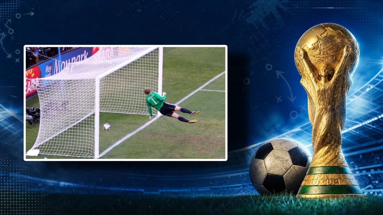 Lance no jogo Inglaterra x Alemanha em 2010