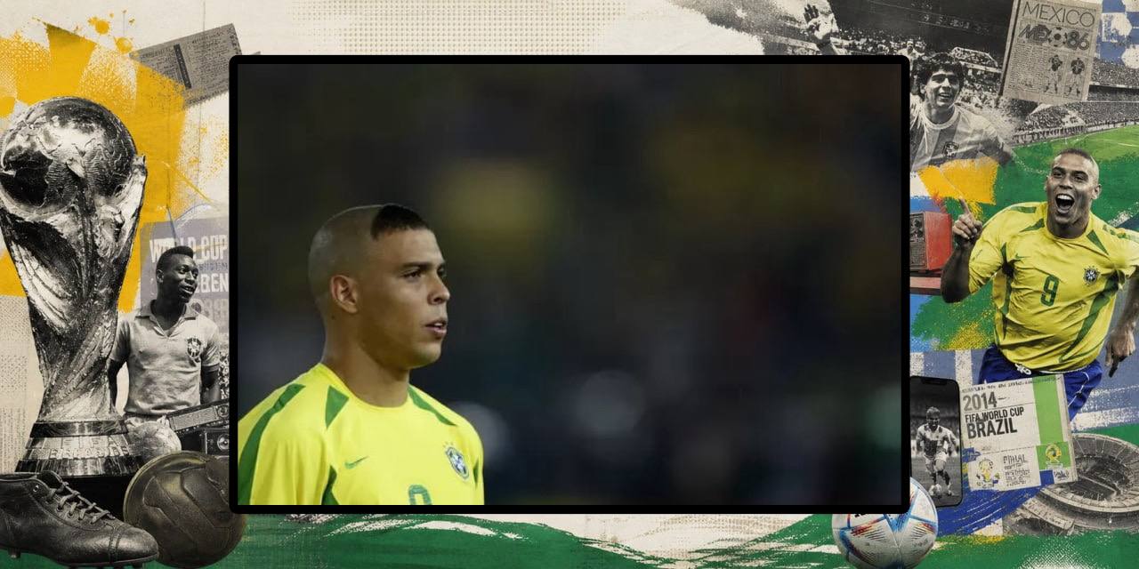 Cabelo de Ronaldo em 2002