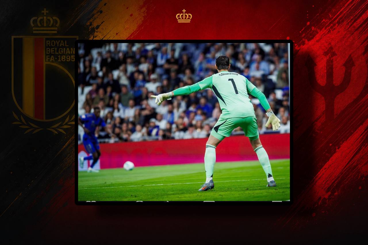 foto do goleiro courtois