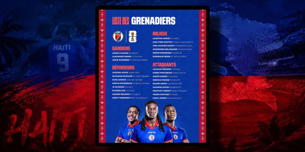Foto dos convocados do haiti