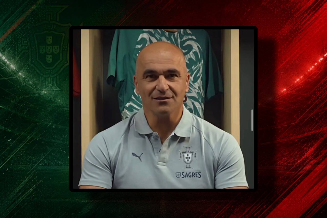 Foto do treinador da seleção de portugal