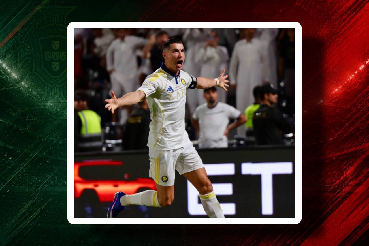 Foto de Ronaldo comemorando gols