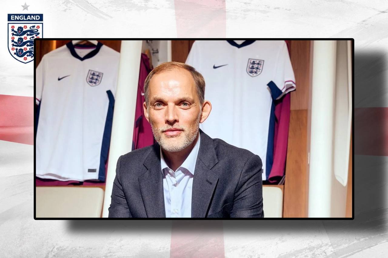 foto de thomas tuchel, treinador da inglaterra