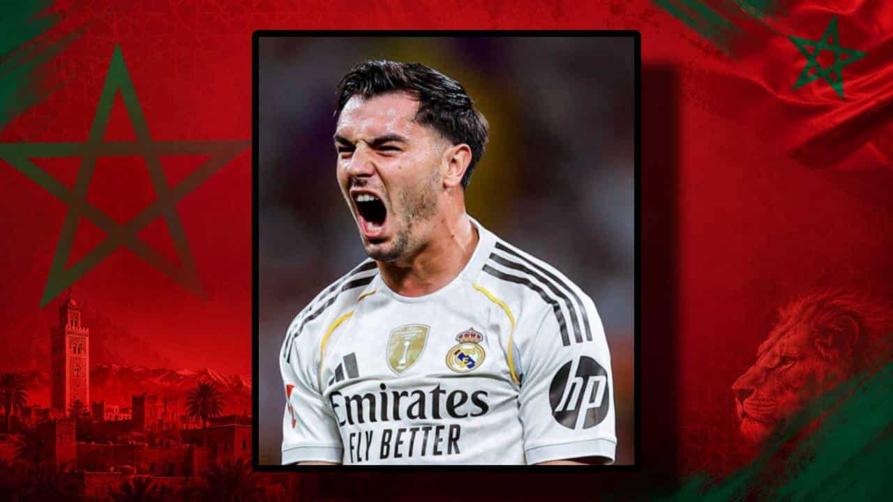 foto de brahim diaz com a camisa do real