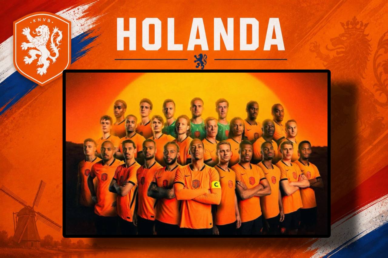 foto do squad da holanda