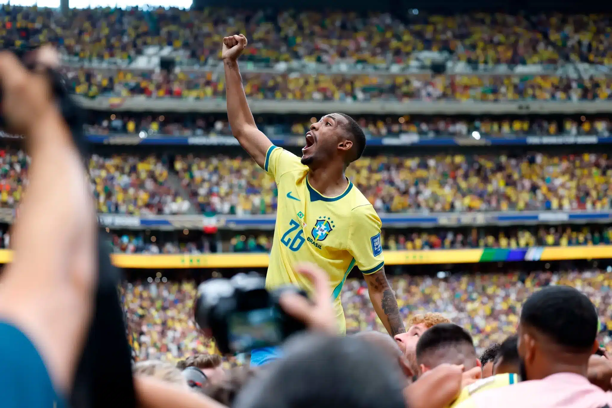 foto de rayan pela seleção brasileira