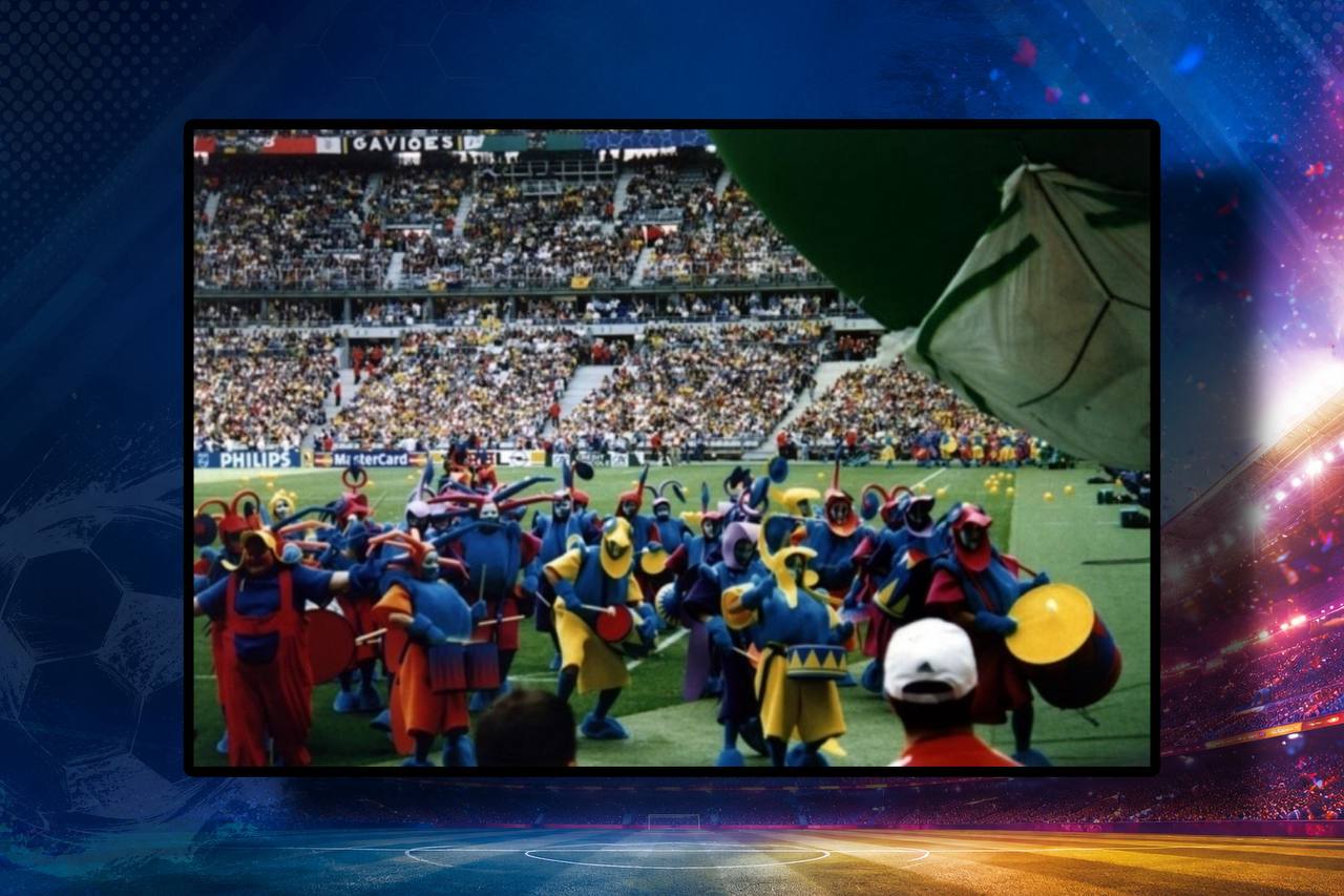 foto da abertura da copa de 1998