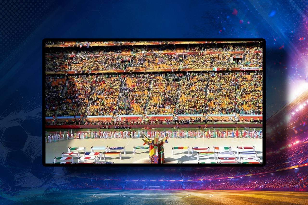 foto da abertura da copa de 2010