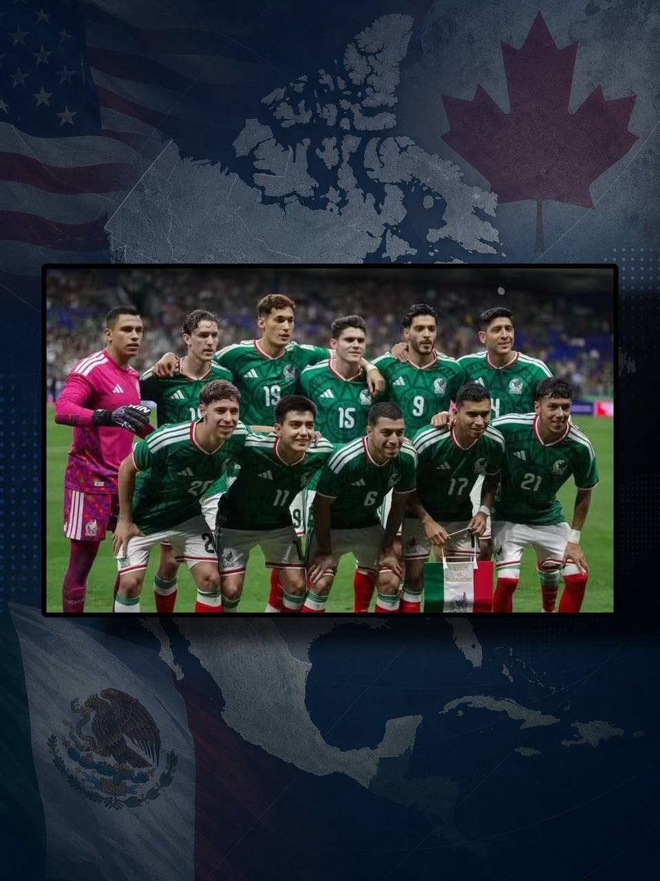 foto de seleção do méxico