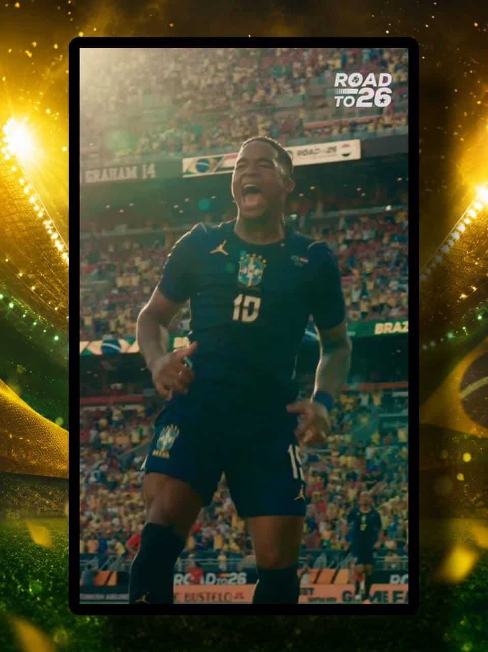 foto de endrick contra o egito