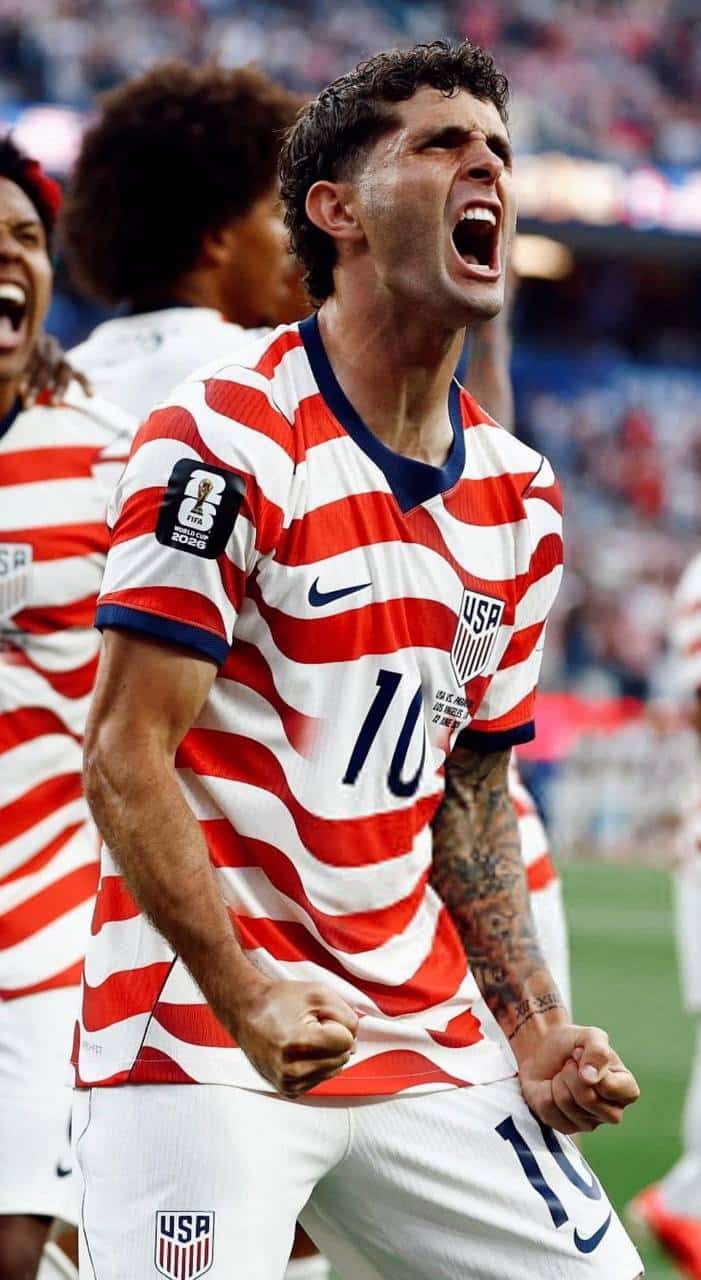 foto de pulisic pelos eua