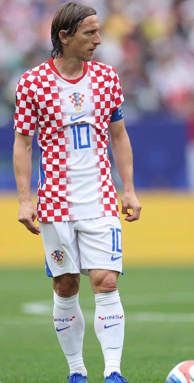 foto de luka modric pela croácia