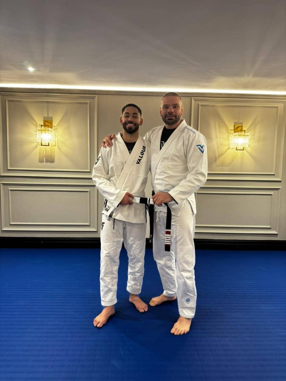 foto de matheus cunha treinando jiujitsu