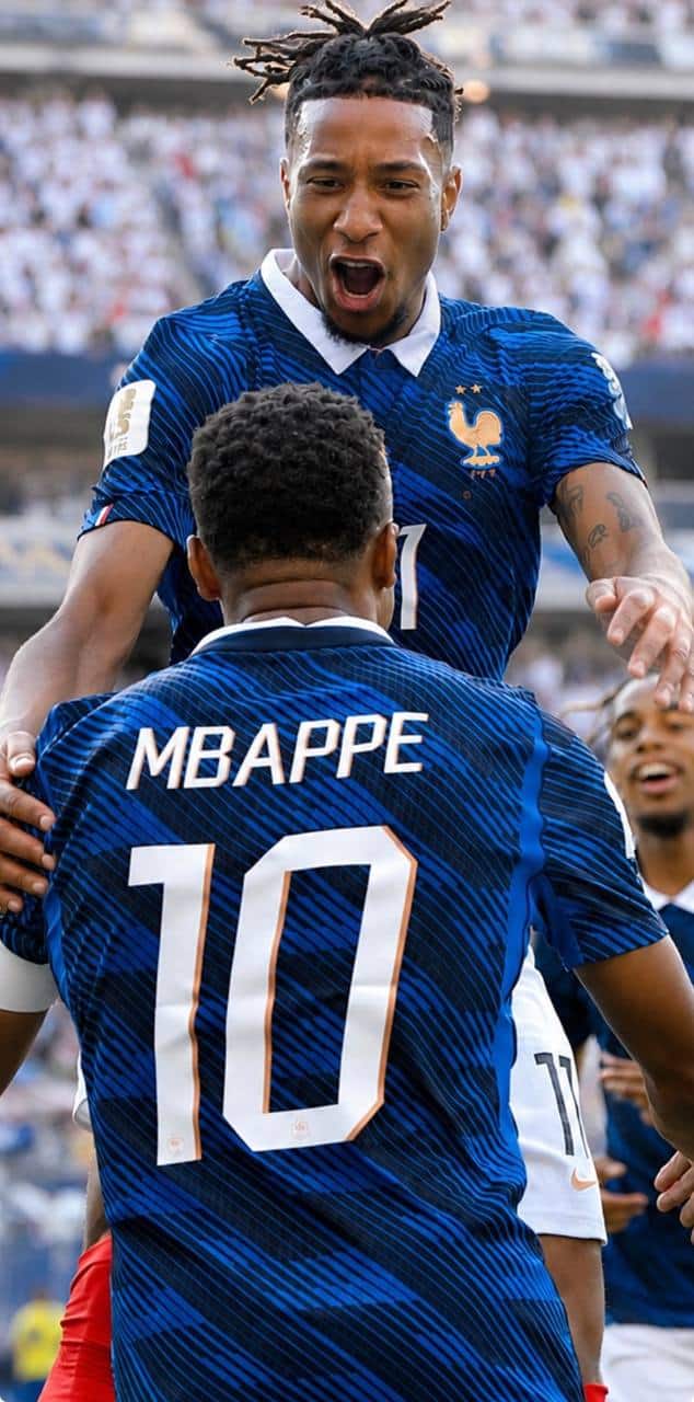 foto de mbappé e olise