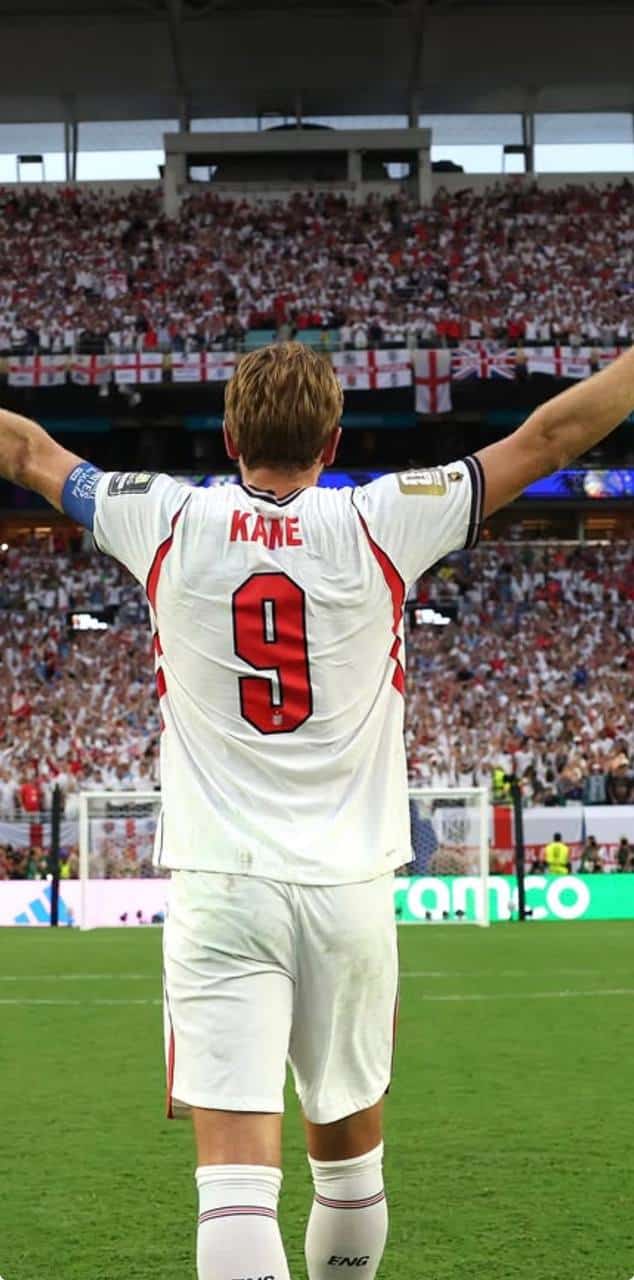 foto de harry kane em vitória da seleção inglesa