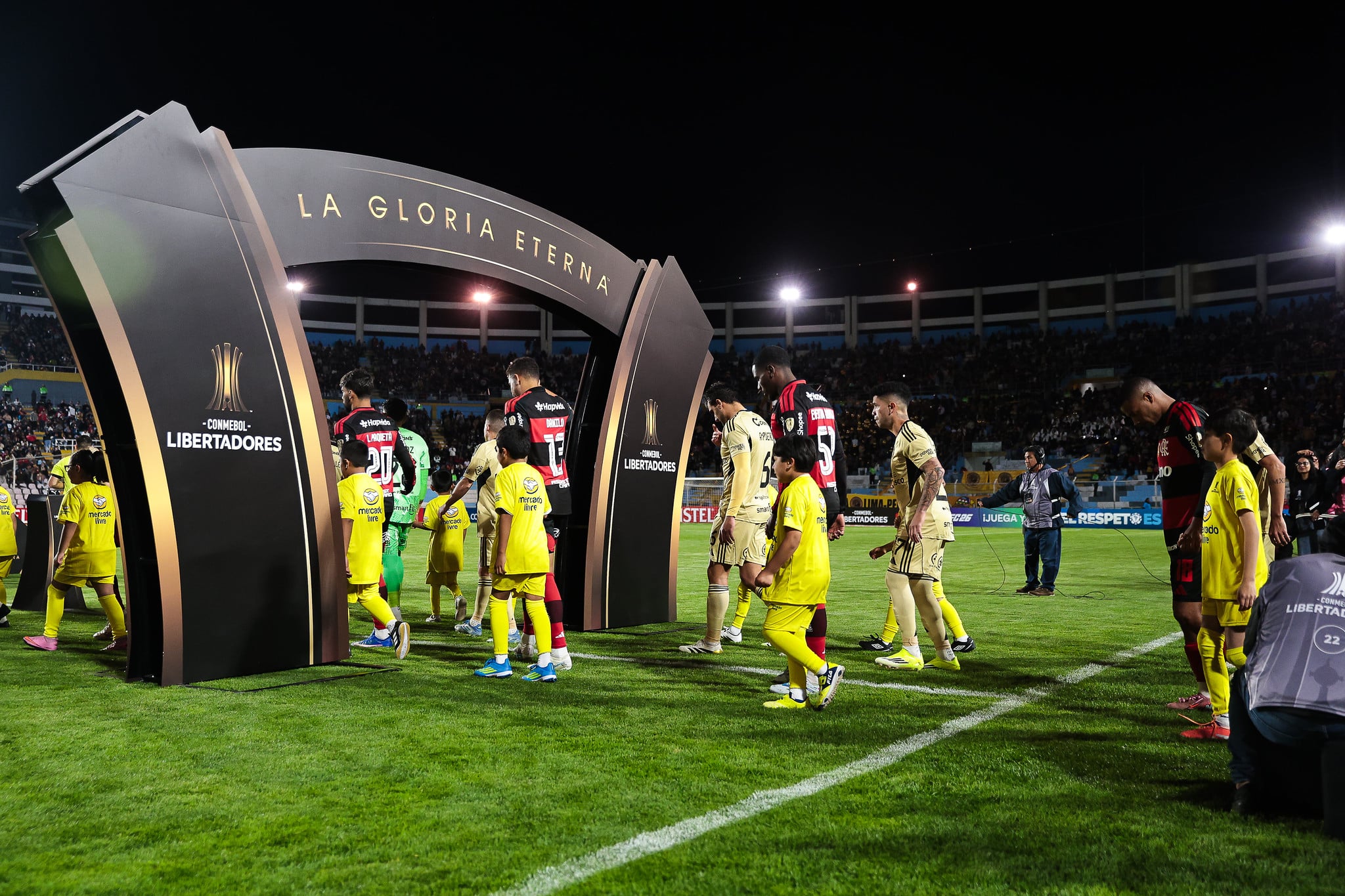 foto do flamengo na libertadores