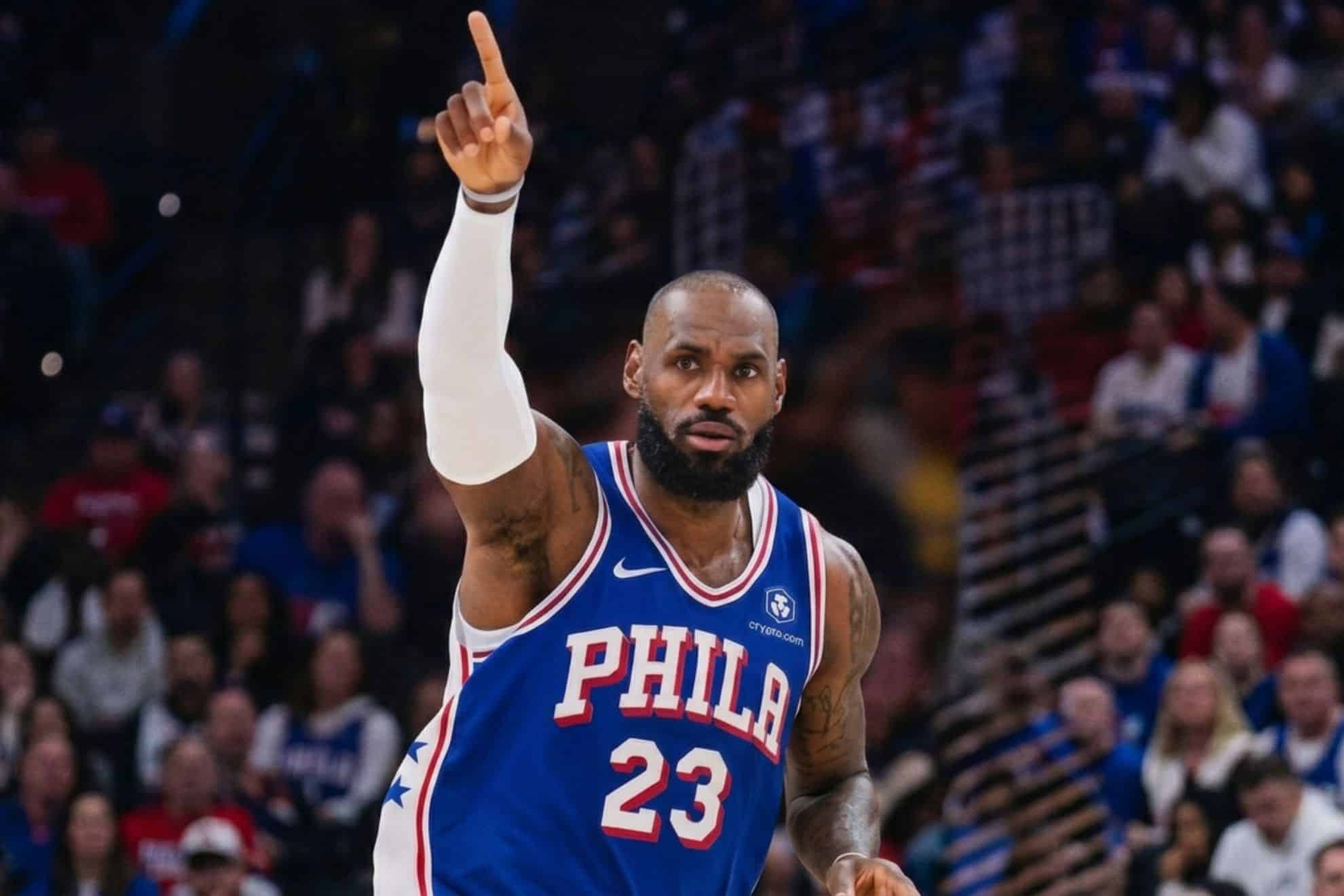 lebron james philadelphia 76ers