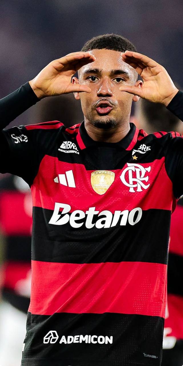 foto de samuel lino pelo flamengo